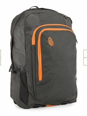 Timbuk2 Men’s Backpack Jones Laptop Backpack in Carbon Gray and Orange